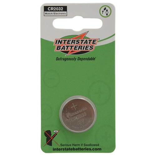Interstate Batteries CR2032 3 Volts Lithium Battery