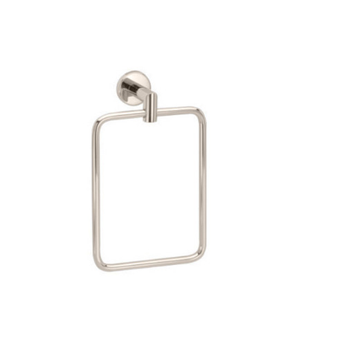 Swirl Towel Ring Satin Nickel