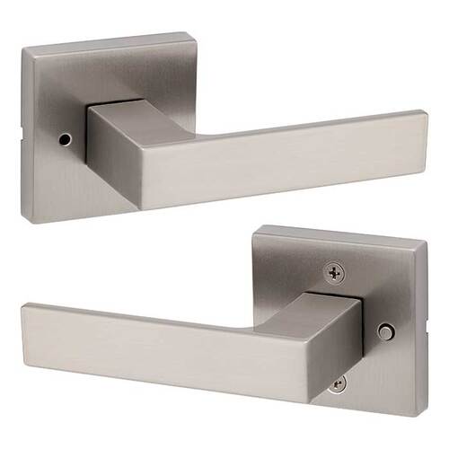 Singapore Privacy Lever Satin Nickel