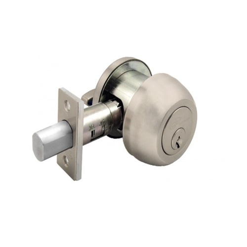 GR2 SINGLE CYLINDER DEADBOLT 6 Satin nickel