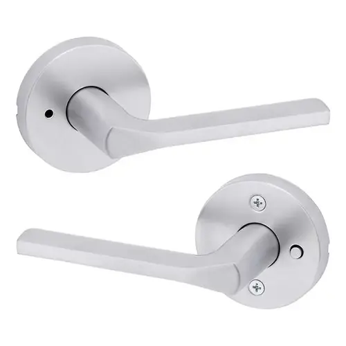 Lisbon Privacy Lever Satin Chrome