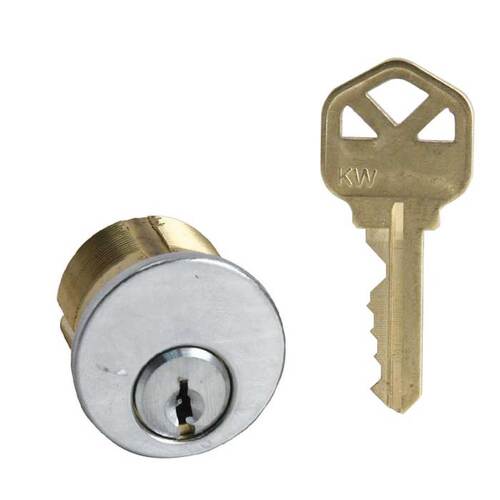 Mortise Cylinder Bright Polished Chrome