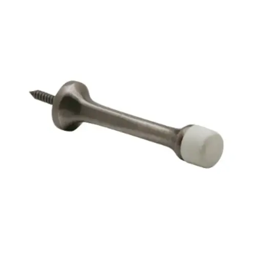 SC61MB Solid Door Stop Satin Nickel Blackened