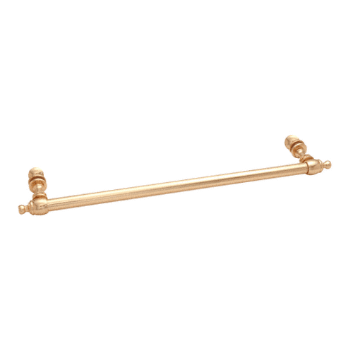 Polished Brass 18" Colonial Style Single-Sided Towel Bar