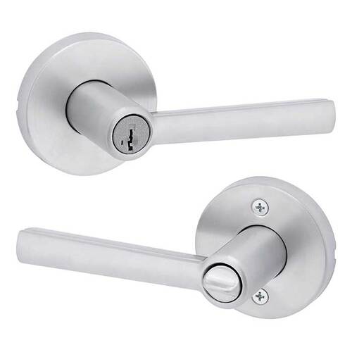 Montreal Keyed Entry Lever Satin Chrome