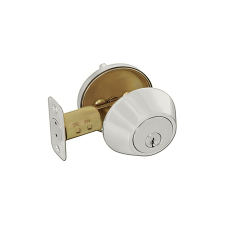 SINGLE CYLINDER DEADBOLT Bright chromium plated