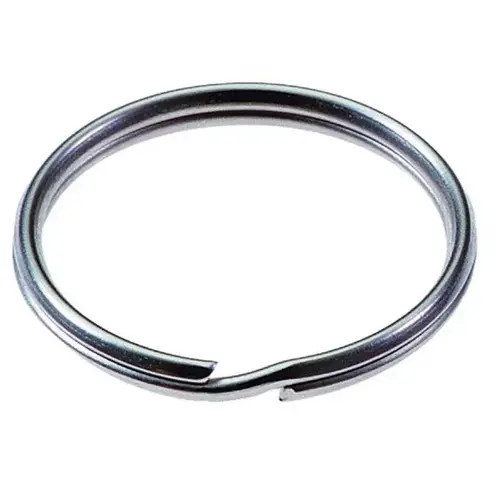 Tempered Steel Nickel-Plated 1-1/2 In. Key Ring