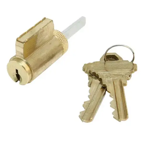 Key-In-Lever Cylinder Satin Brass