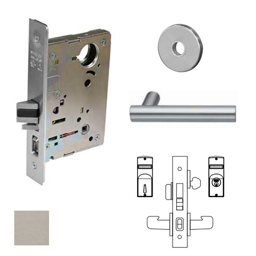 8200 Series 8245 Dormitory/Exit Lockset Satin Stainless Steel