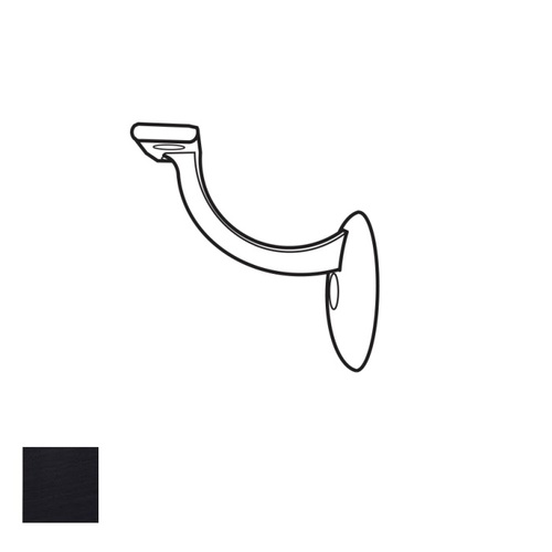 Hand Rail Bracket Black