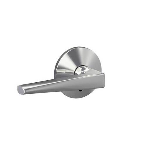 FC21 Custom Combined Passage-Privacy Lever Set Bright Polished Chrome