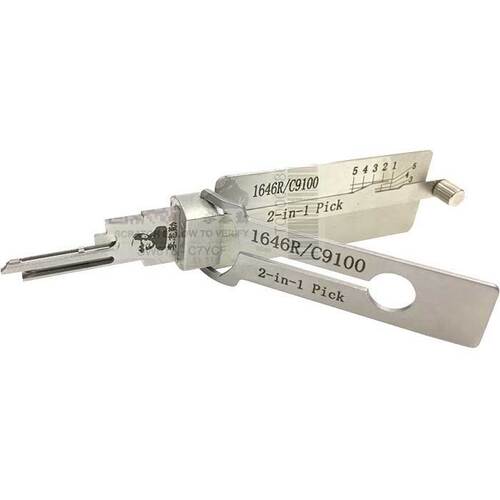 Original Lishi OL-C9100-C8700-1646R-AG Mailbox Lock Picking Tool