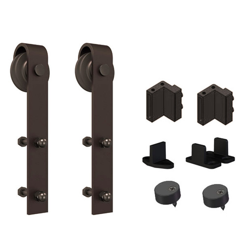 Double Door Kit With Standard Drop Hangers Oil Rubbed Bronze