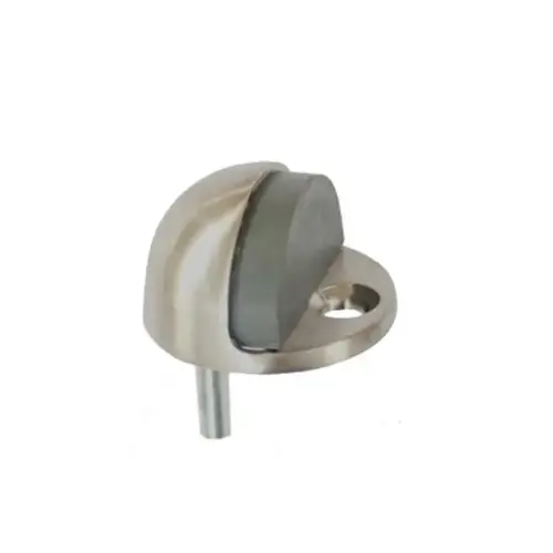 Dome Floor Stop Satin Nickel