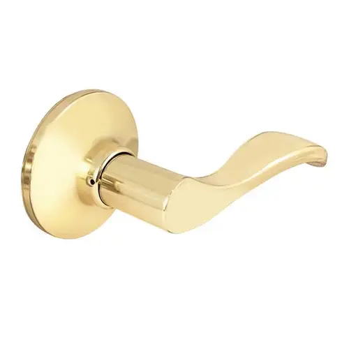 Wave Lever Single Dummy - RH Bright Polished Brass