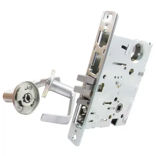 MA Series Entry/Office Mortise Lock Satin Chrome