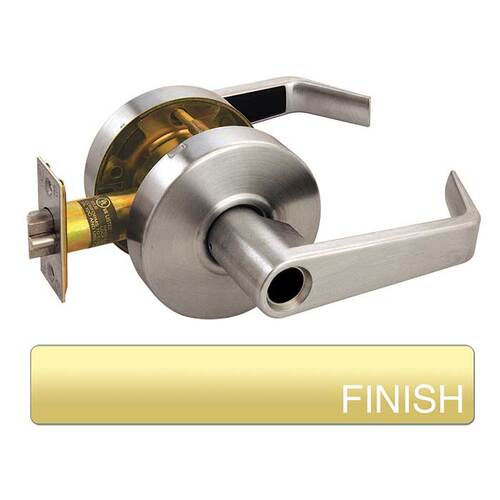 RL Series Cylindrical Lever Lock Bright Polished Brass