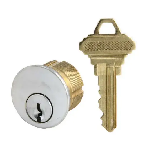 Mortise Cylinder Bright Polished Chrome