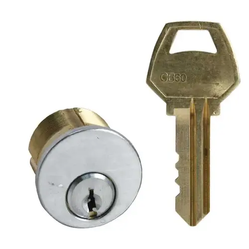 Mortise Cylinder Bright Polished Chrome