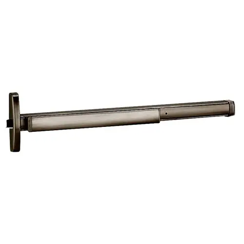 Precision Hardware 2408-613-36 2408 Rim Exit Device - Narrow Stile Oil Rubbed Dark Bronze