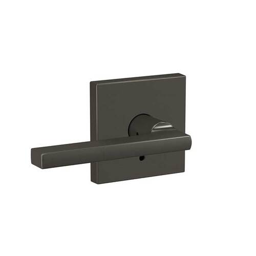 FC21 Custom Combined Passage-Privacy Lever Set Black Stainless