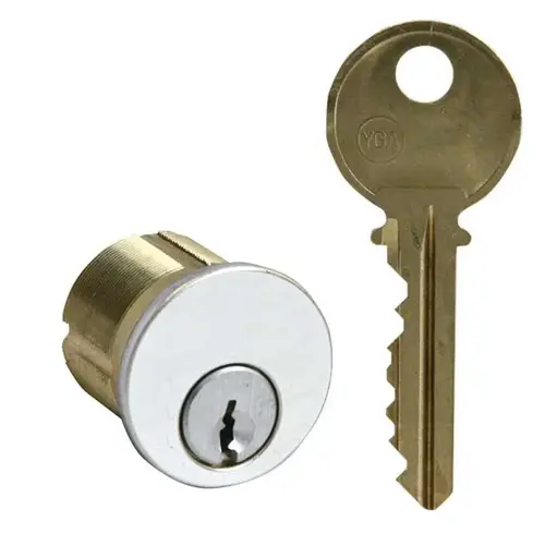 Mortise Cylinder Bright Polished Chrome