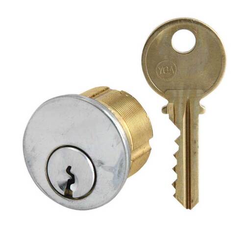 Mortise Cylinder Bright Polished Chrome