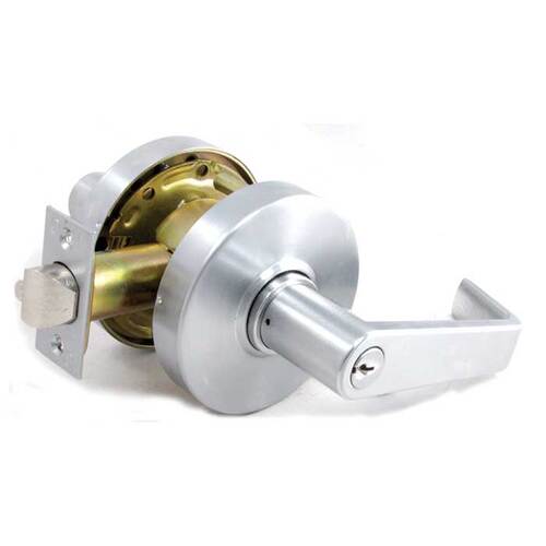 Electrified Cylindrical Lockset Satin Chrome