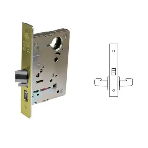 8200 Series 8215 Passage/Closet Lockset Body Satin Brass