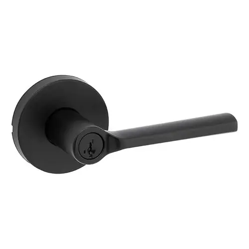 Lisbon Keyed Entry Lever Iron Black