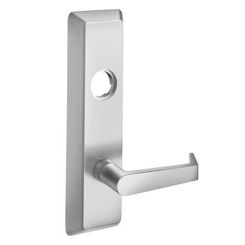 Escutcheon Trim, AU, Lever x Escutcheon x Cylinder, Right Hand Reverse, Satin Chrome