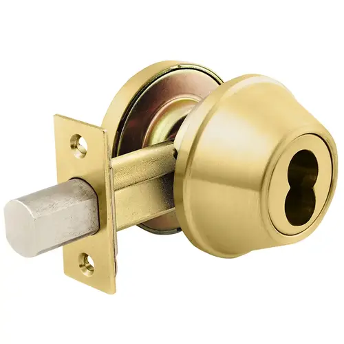 Lock Deadlock Satin Brass