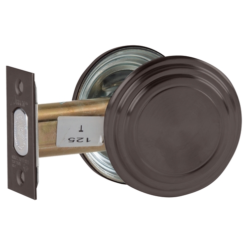 Lock Deadlock Dark Oxidized Satin Bronze Oil Rubbed