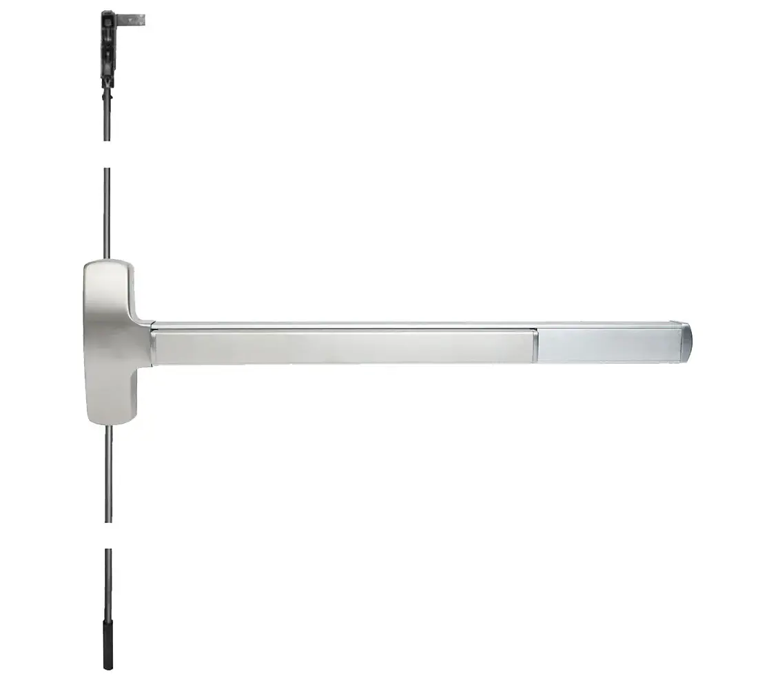 LOCKFIELD EQUIPMENT 　LZW 25 Falcon F-25-CWDC-L-D 3 26D RHR LBR Lock Exit Device Satin