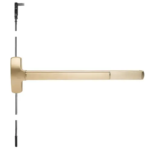 Lock Exit Device Satin Brass