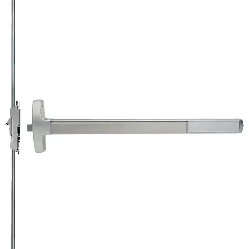 Lock Concealed Vertical Rod Exit Devices Satin Chromium Plated