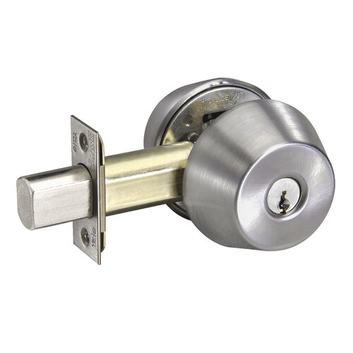 Deadlock Satin Nickel Plated Clear Coated