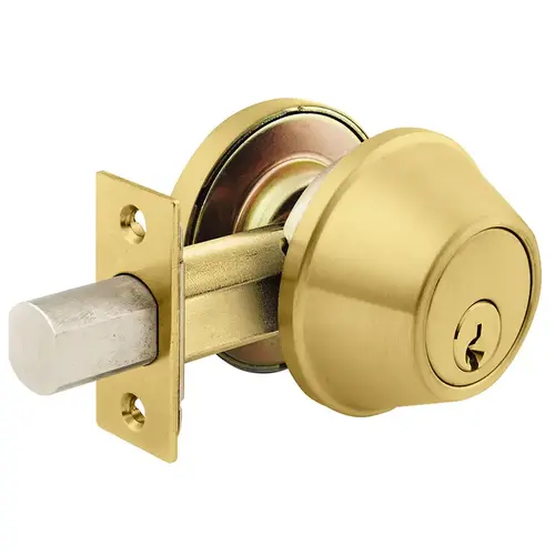 Lock Deadlock Satin Brass