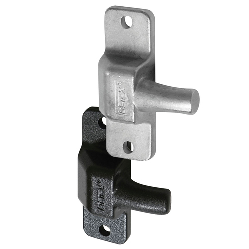 Double Hinge Bolts, Hinge Side Locking Dead Bolt for Supplementary Protection, Gray