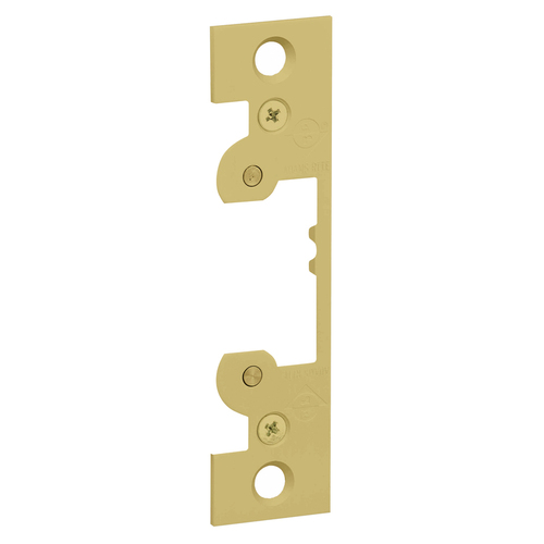 Electric Strike Faceplate Satin Brass