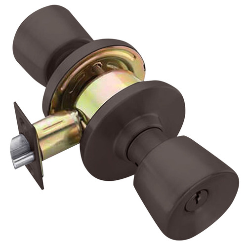 Lock Cylindrical Lock Dark Oxidized Satin Bronze Oil Rubbed