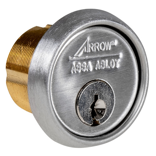 Arrow MC61-AM2 32D Lock Mortise Cylinder Satin Stainless Steel
