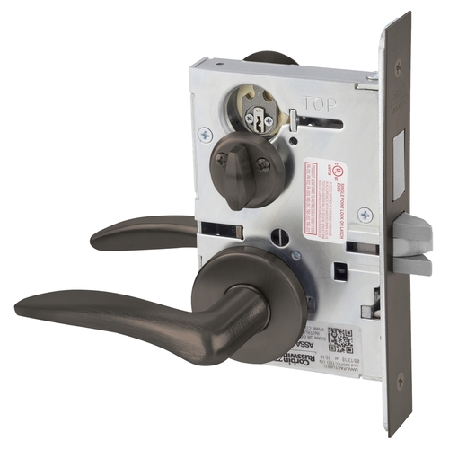 Mortise Lock Dark Oxidized Satin Bronze Oil Rubbed