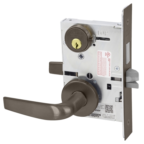 Mortise Lock Dark Oxidized Satin Bronze Oil Rubbed