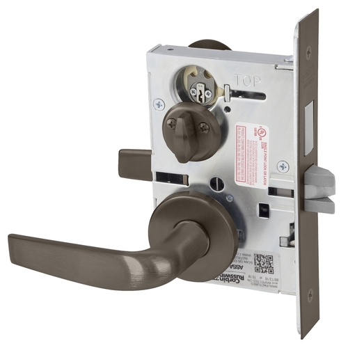 Mortise Lock Dark Oxidized Satin Bronze Oil Rubbed