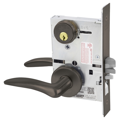 Mortise Lock Dark Oxidized Satin Bronze Oil Rubbed