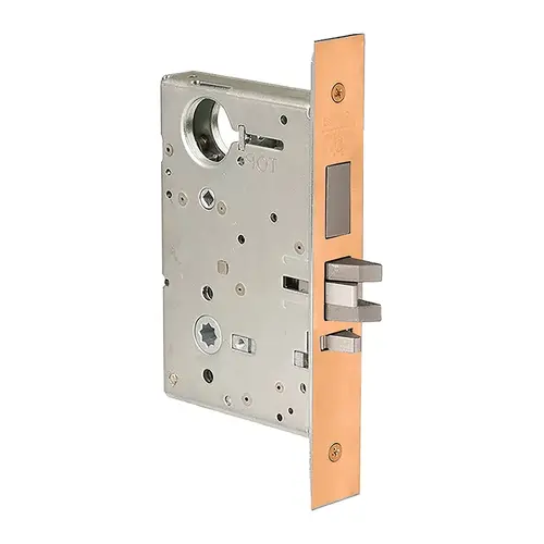 Mortise Lock Satin Bronze Clear Coated