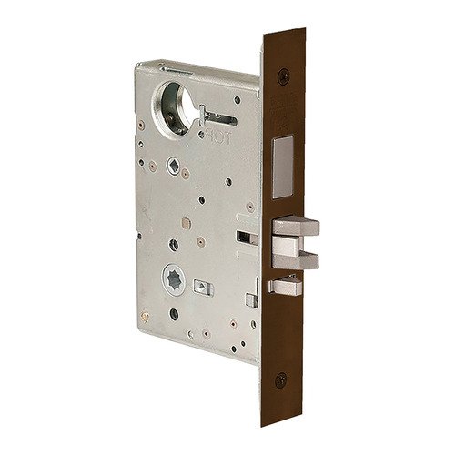 Mortise Lock Dark Oxidized Bronze