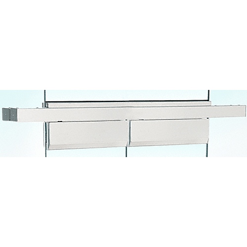 Polished Stainless Custom Length Double Door Floating Header