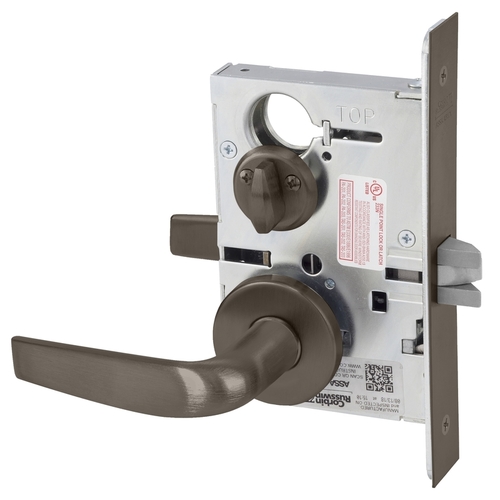 Mortise Lock Dark Oxidized Satin Bronze Oil Rubbed